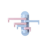 foldable bathroom towel hanger