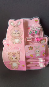Cartoon Stationery Gift Set for Kids (14 Pc)