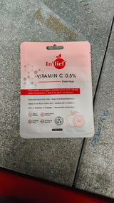 In’lief Vitamin C 0.5% Hydrating & Brightening Facial Sheet Mask (1 Pc)