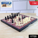 Foldable Magnetic Chess Board Game Set (24 x 24 Cm)