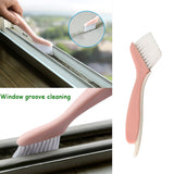 Multi-Functional 2-in-1 Groove Cleaning Brush with Crevice Scraper