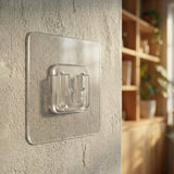 bathroom transparent wall hook