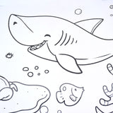 Fun And Educational Coloring Roll (1 Pc)