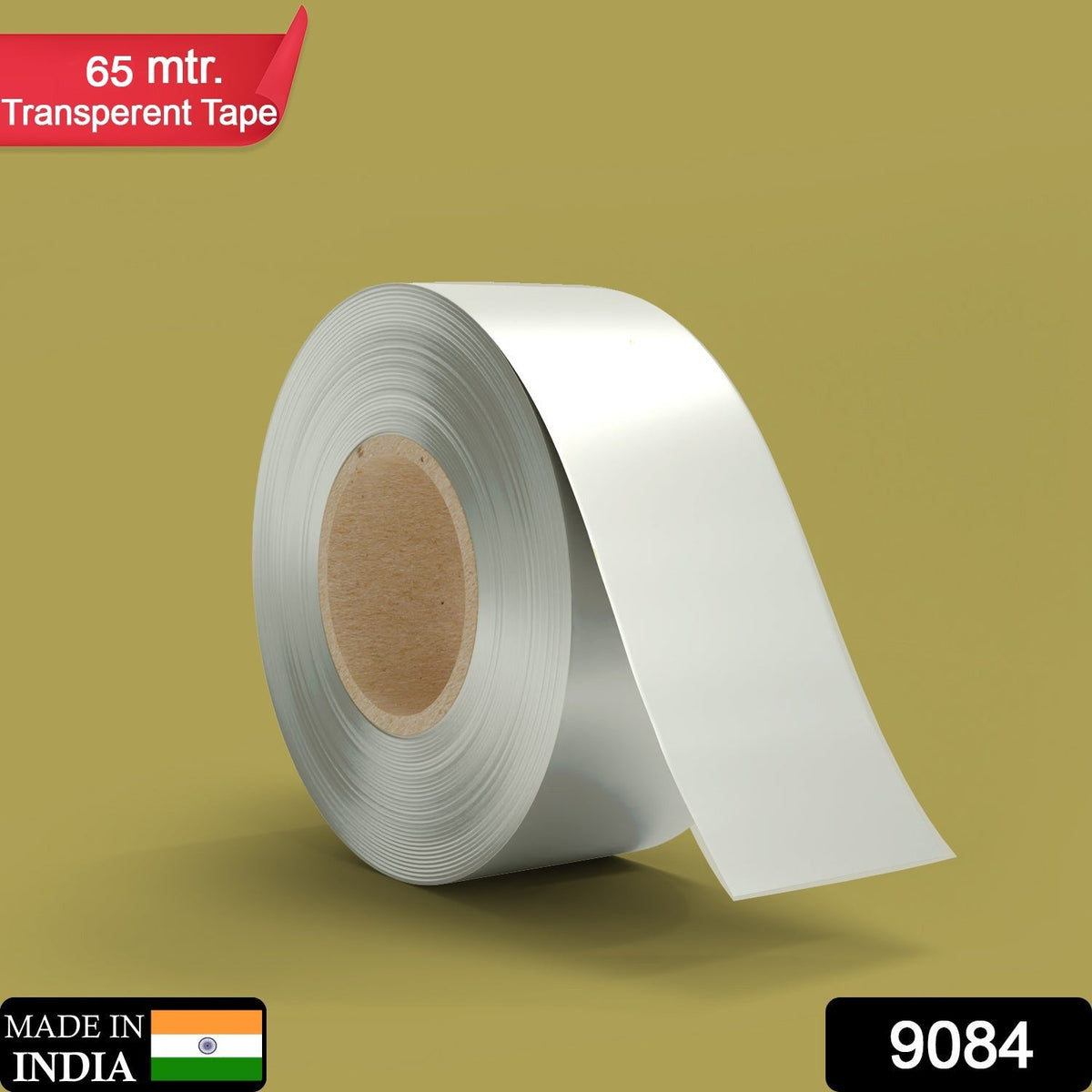 HIGH ADHESIVE TRANSPARENT TAPE FOR HOME PACKAGING. (65 meter)