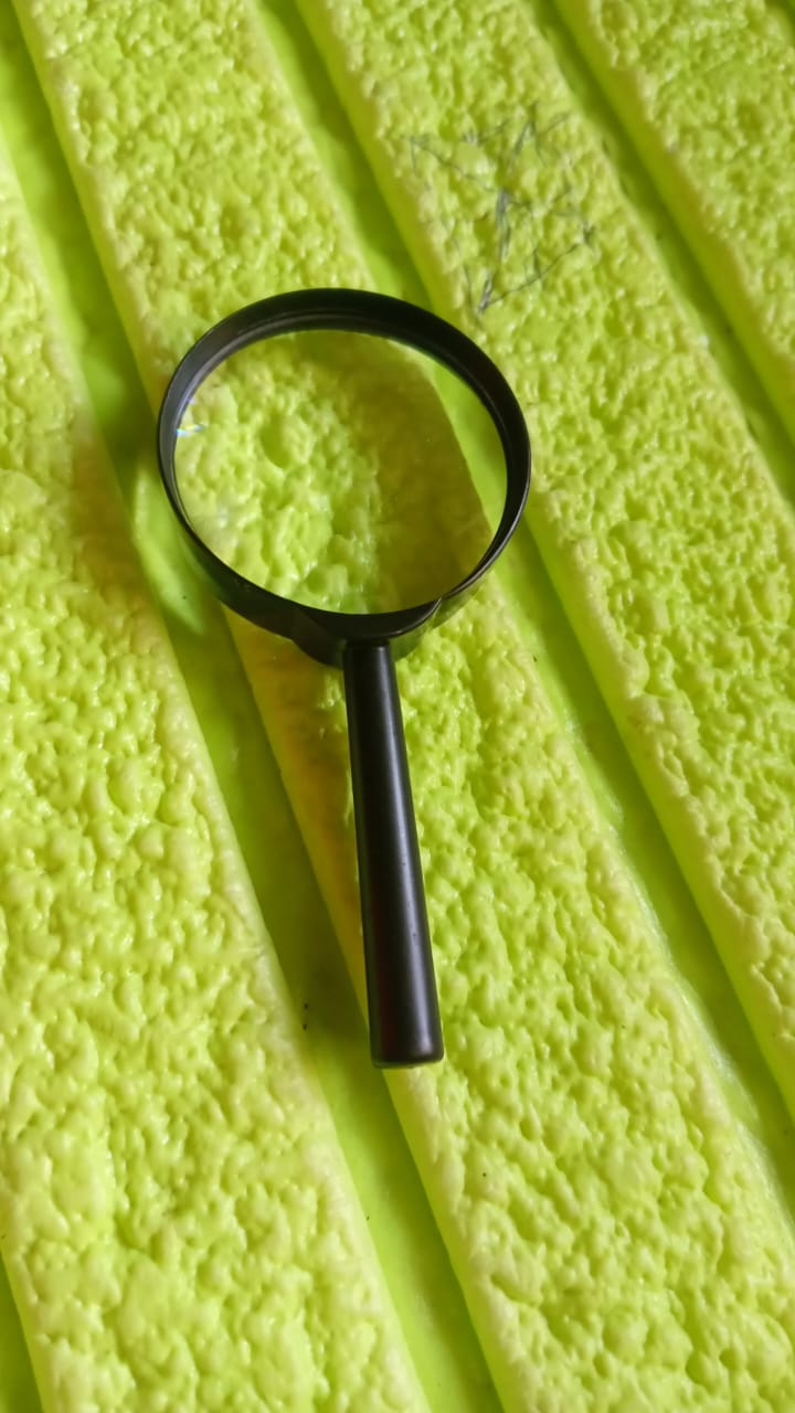 Real Glass Magnifying Lens for Reading, Breakage-Proof (50 mm)