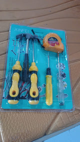 6 in 1 Hand Tool Kit Repair Home Screwdrivers Tool Kit with Tools Including Daily