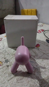 Plastic Cute Animal Puppy Chair Dog Low Footstool for Bedroom Living