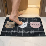 anti skid printed mats for kitchen and hallway
