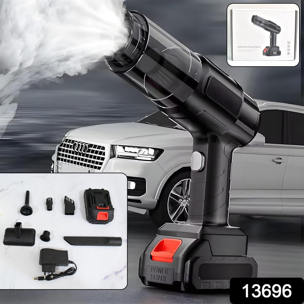Vacuum cleaner for car