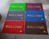 Welcome Door Mat for Home Entrance Outdoor Mat   For Bedroom, Living Room (23x15 Inch)