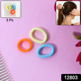 Hair band with rubber