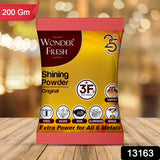 Shining Powder Cleans Polishes Copper Brass Silver Aluminum Iron Steel Removes 200 GM