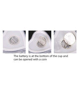 Heart Shape Blinking LED Glass Cup