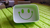 Portable Travel Soap Dish Box – Cute Cartoon Smile Face Draining Container