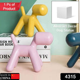 Plastic Cute Animal Puppy Chair Dog Low Footstool for Bedroom Living