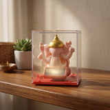 Small Hand-Moving Ganesha Idol with Rotating Hands (1 Pc)