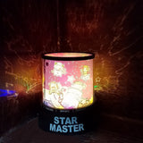 LED Projector Night Light with Rotating Music Ideal for Kids Home Decor