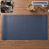 Premium Leather Finish Large Desk Mat Mouse Pad (1 Pc, 90x45 Cm)