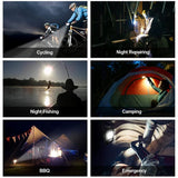 Mini Rechargeable Keychain Flashlight - 4 Light Modes Folding Bracket & Magnetic Base