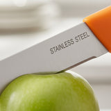 Ergonomic kitchen knife designed for comfortable handling