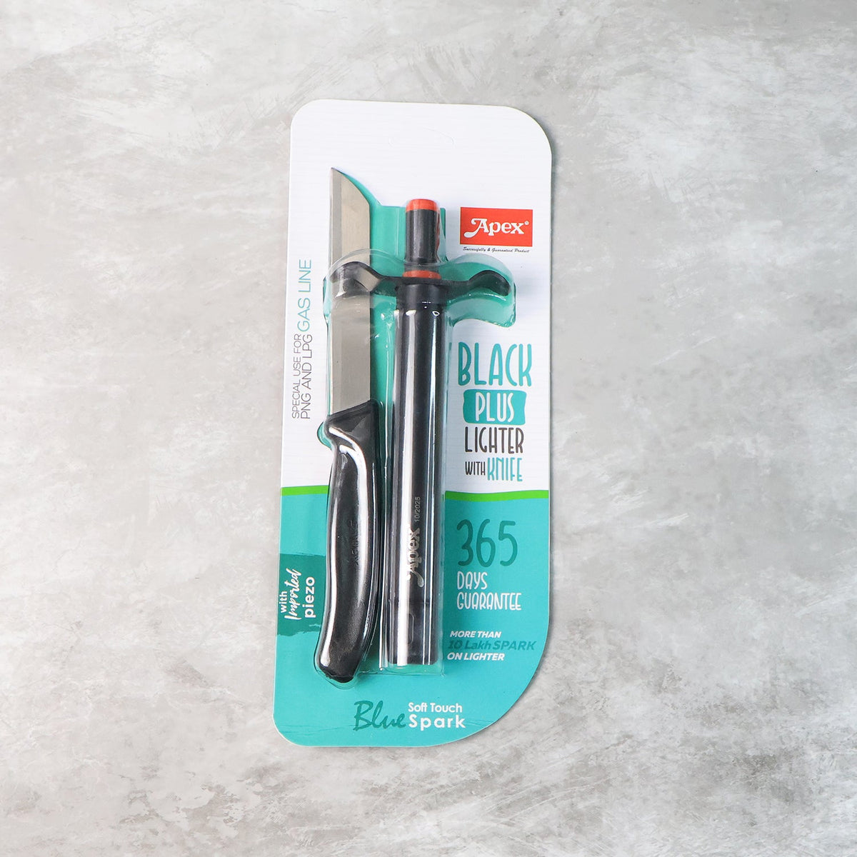 Premium Kitchen Knife with Gas Lighter Combo Set – 2