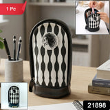Stylish Hard Base Zipper Pencil Pouch (1 Pc)