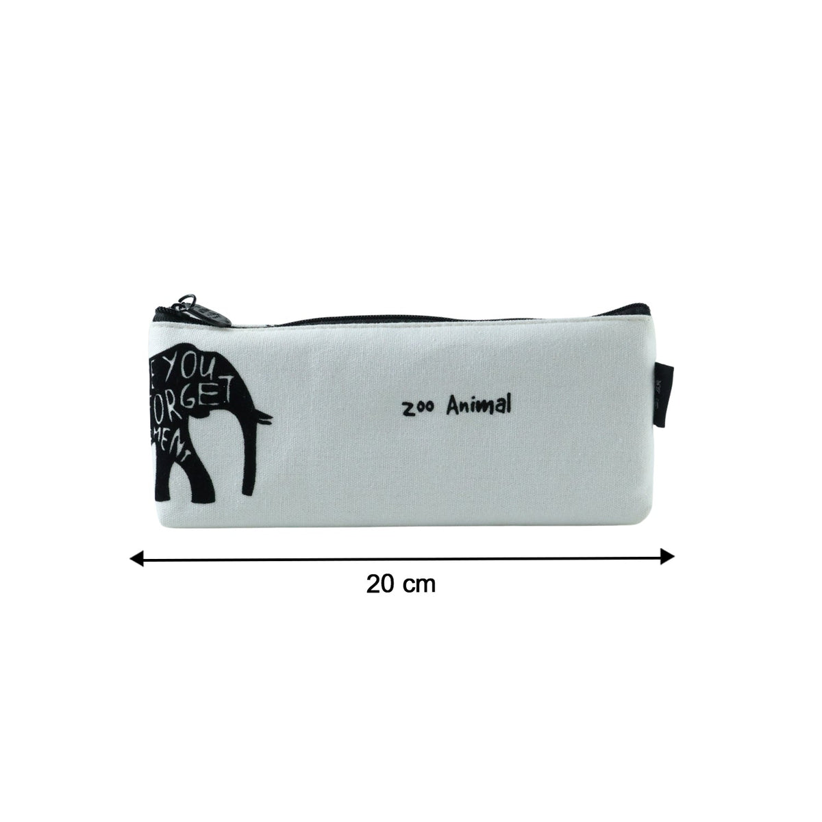 Stylish Canvas Pencil Pouch (1 Pc)