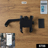 Mobile Phone Holder  View Mirror Mount Solid Metal Cradle for Bike and Phones