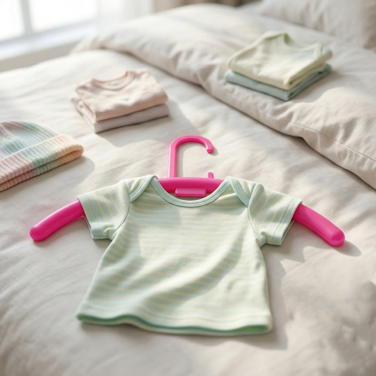 Plastic Clothes Hanger Multipurpose Durable Wardrobe Garment Hanging Rack (1 Pc)
