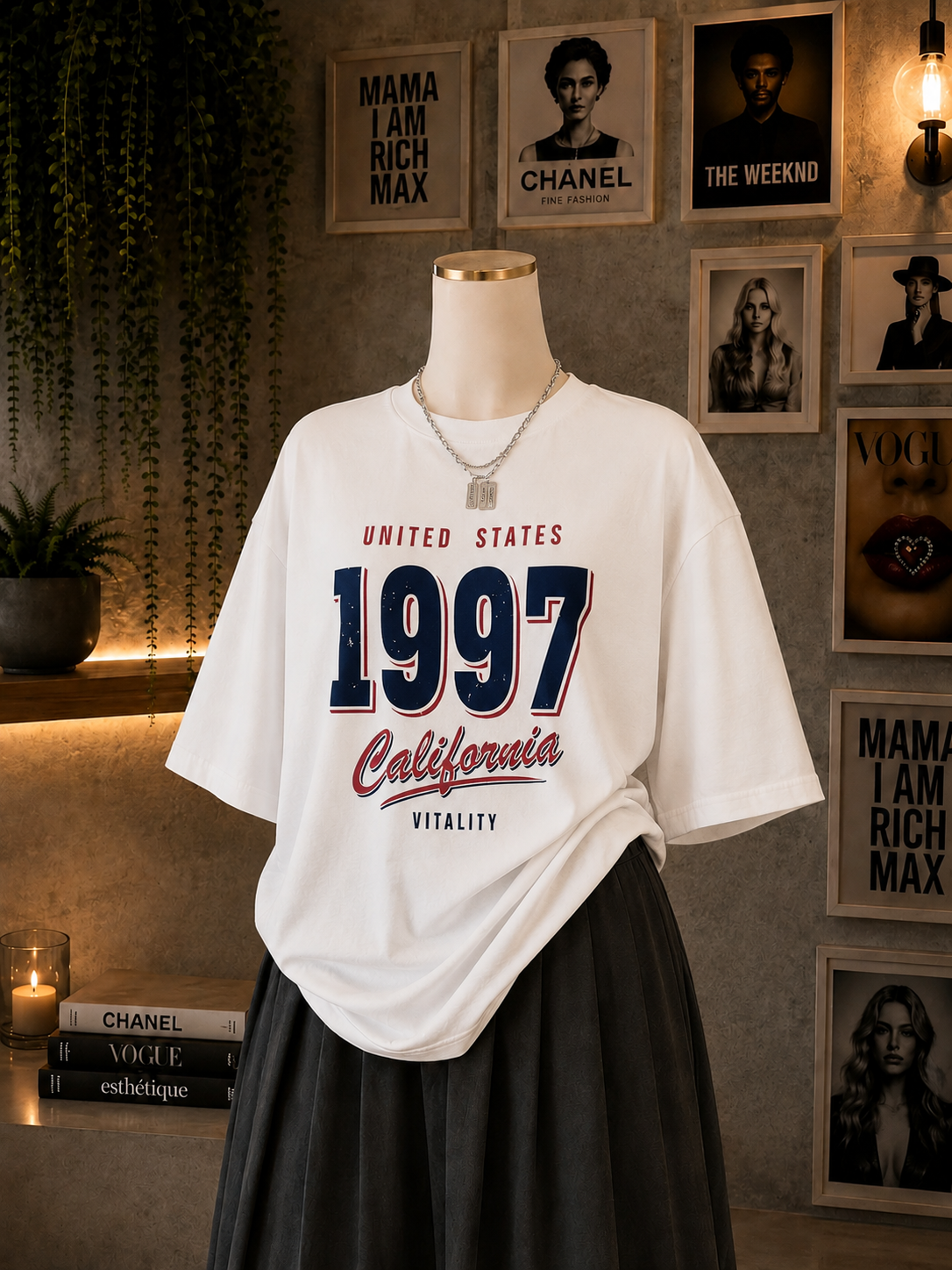 Unisex Terry Oversized Tee 1997