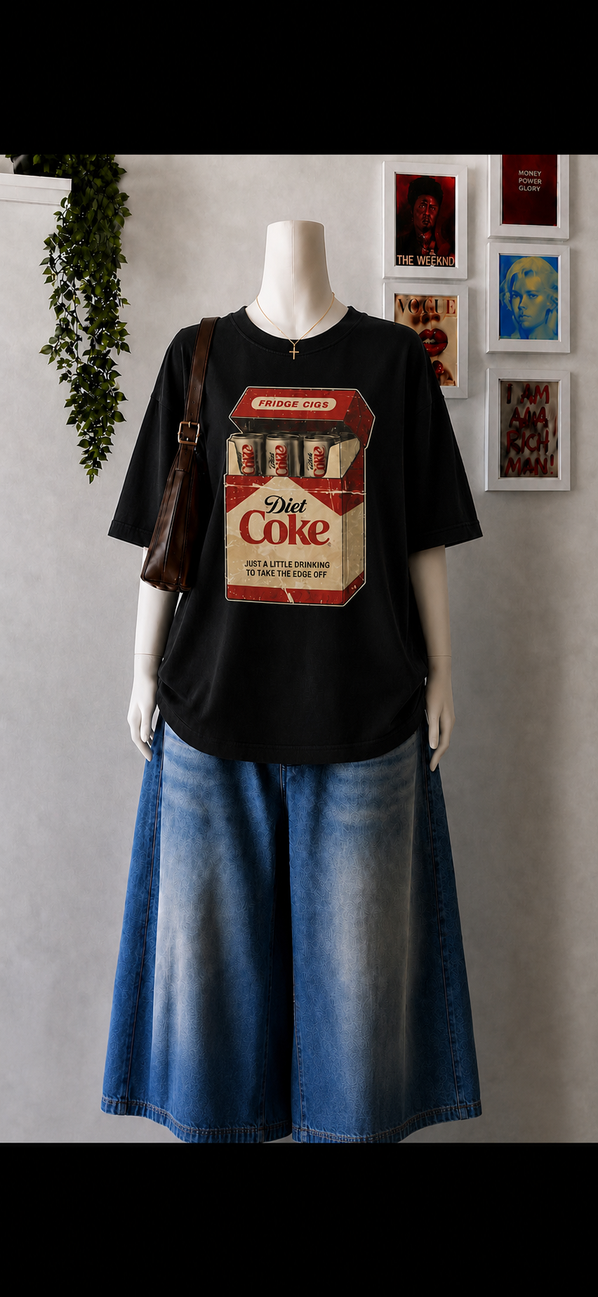 Unisex diet coke Oversized Tee