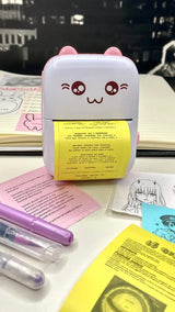 8838 Pocket Mini Printer Mobile Phone Bluetooth Connection Wireless Mini Thermal Printer With Android Or Ios App For Pictures Portable Smart Printercontains 1 Rolls Thermal Paper With Fast Paper Output For Photo Image