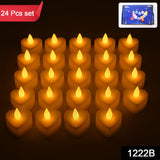 Festival Decorative LED Tealight Candles (24 Pc Set)
