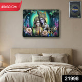 living room krishna wall decor