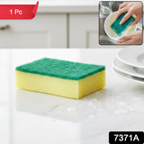 2-in-1 Multi-Purpose Scrub Sponge – Wear Resistant Dish & Furniture Cleaner (1 Pc)