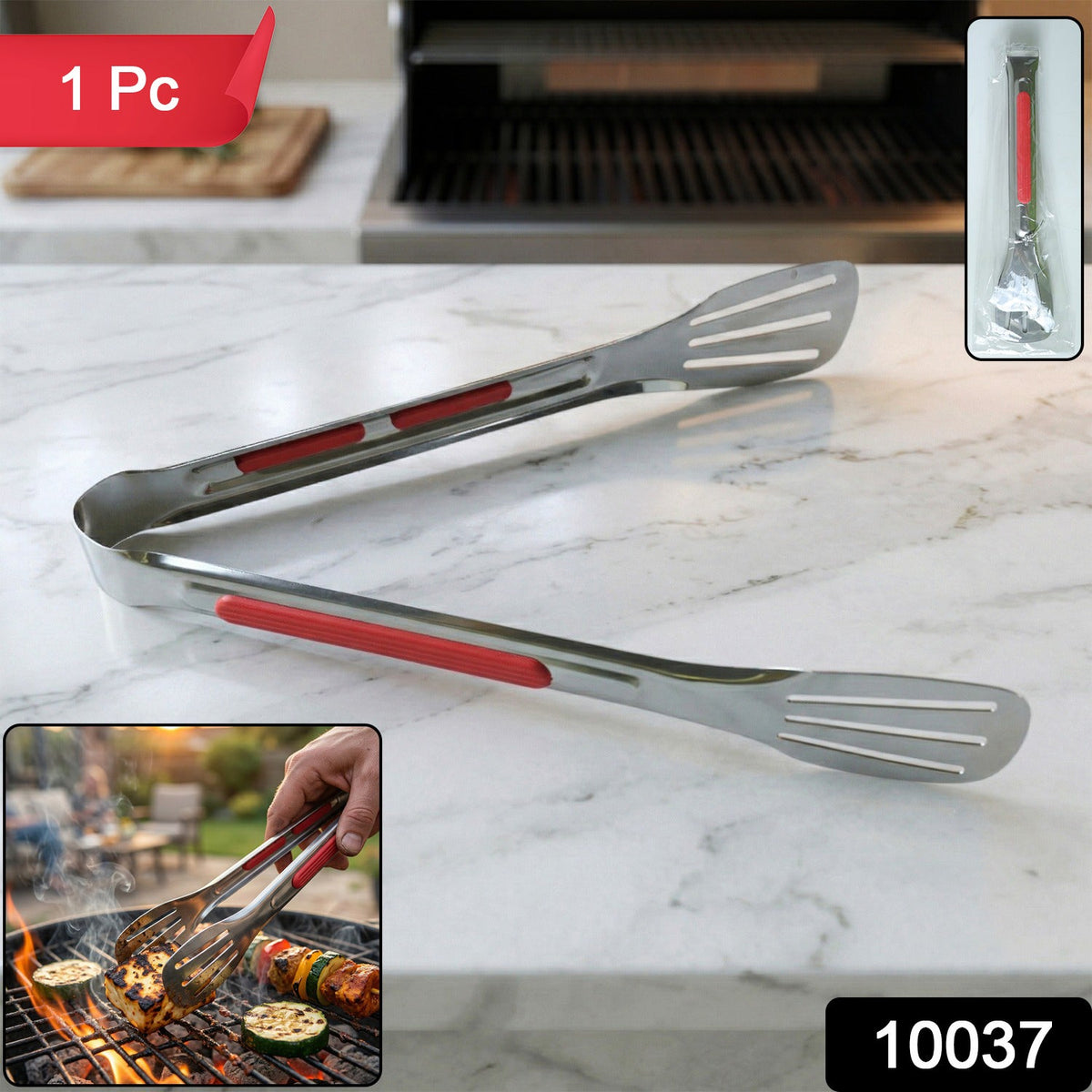 multipurpose cooking tongs steel