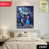 Radha Krishna Elegant Wall Frame