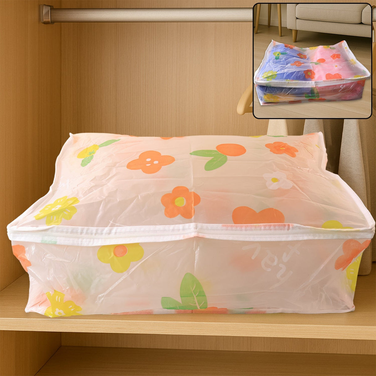 Large Blanket Storage Bag