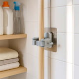 Wall Mounted Mop and Broom Holder Clip (2 Pc)