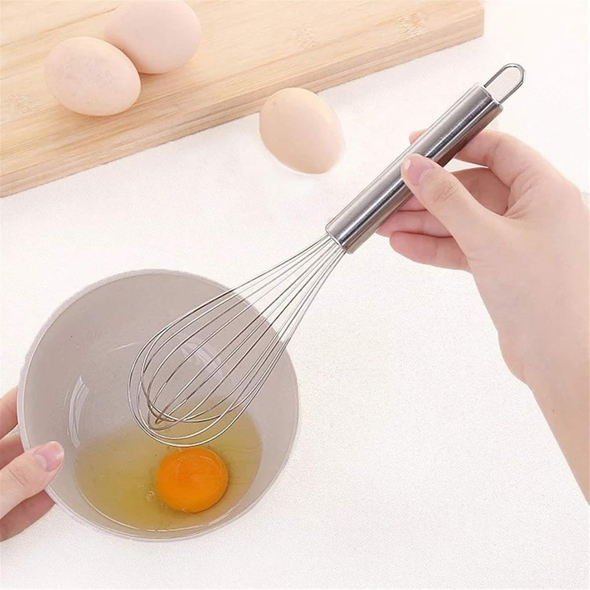 Multi-Purpose Medium Stainless Steel Whisk