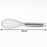 Medium Stainless Steel Balloon Whisk (24cm / 1 Pc)